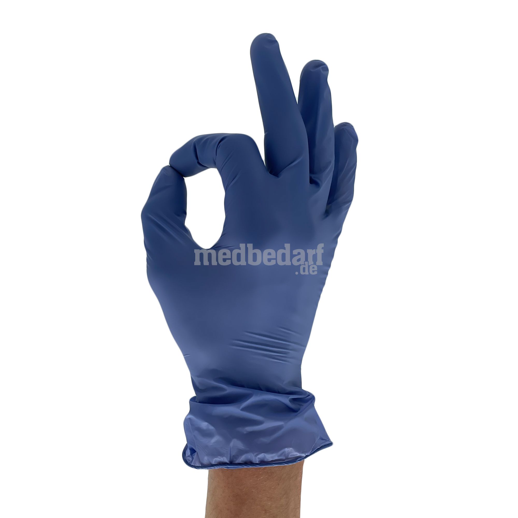 Vitril-Handschuh, MED-COMFORT Cobalt, Gr. S