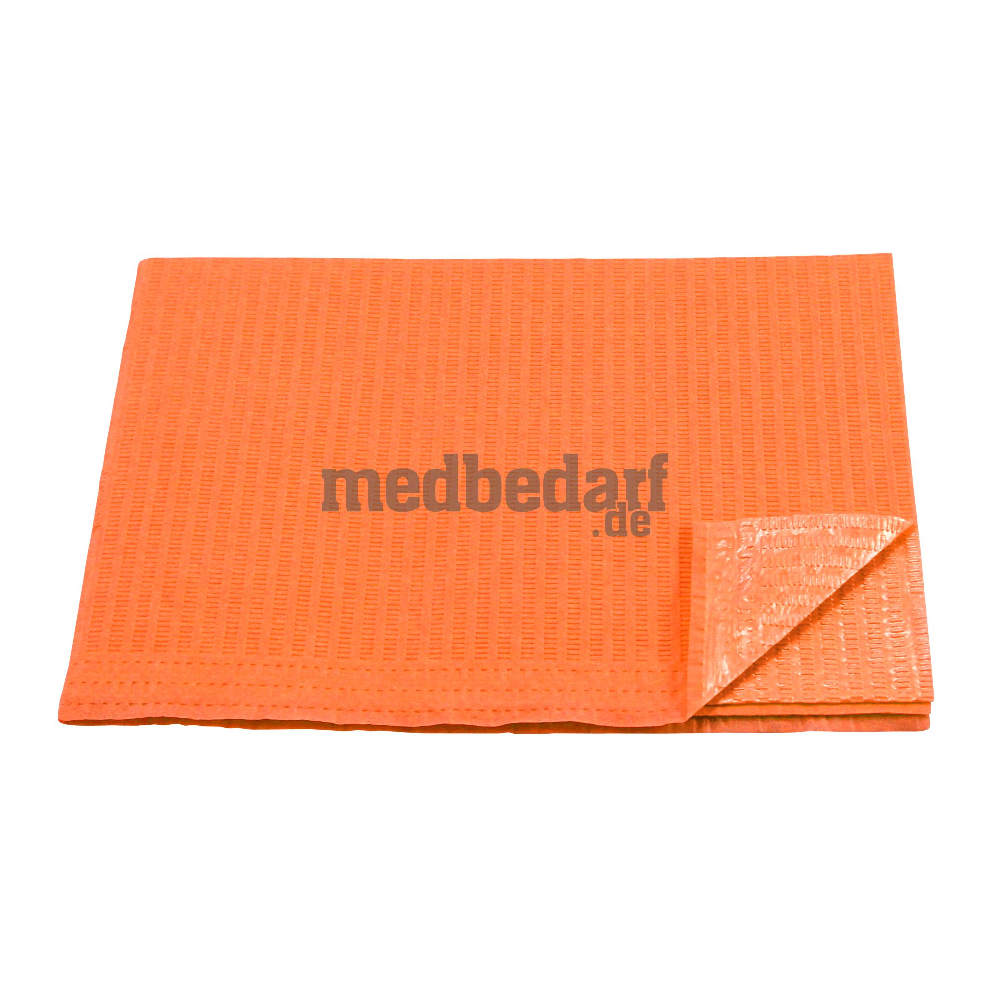 Patientenservietten, Tissue/PE, orange, 500 Stück