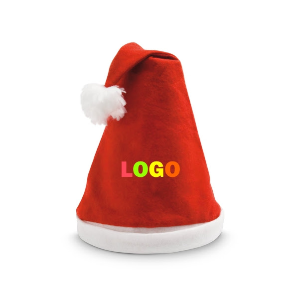 Weihnachtsmütze mit Logo