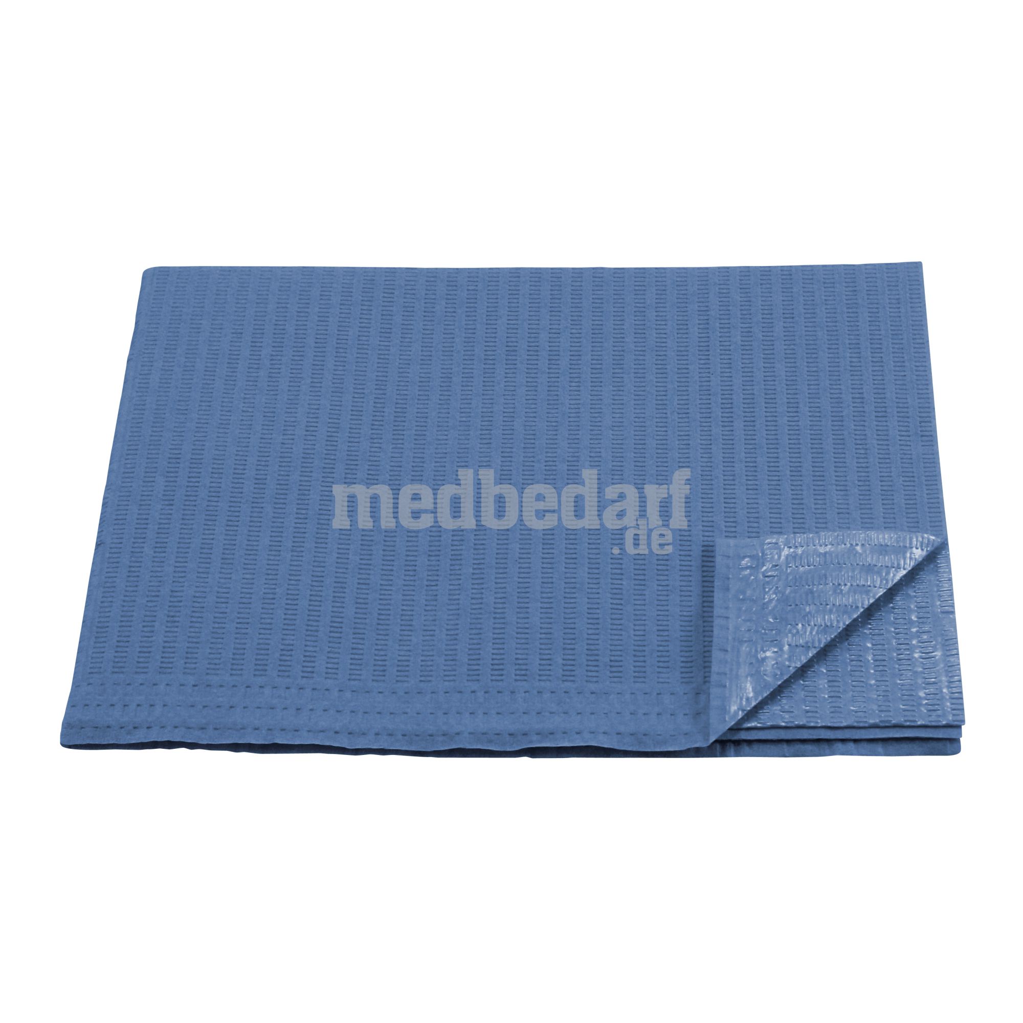 Patientenservietten, Tissue/PE, blau, 500 Stück