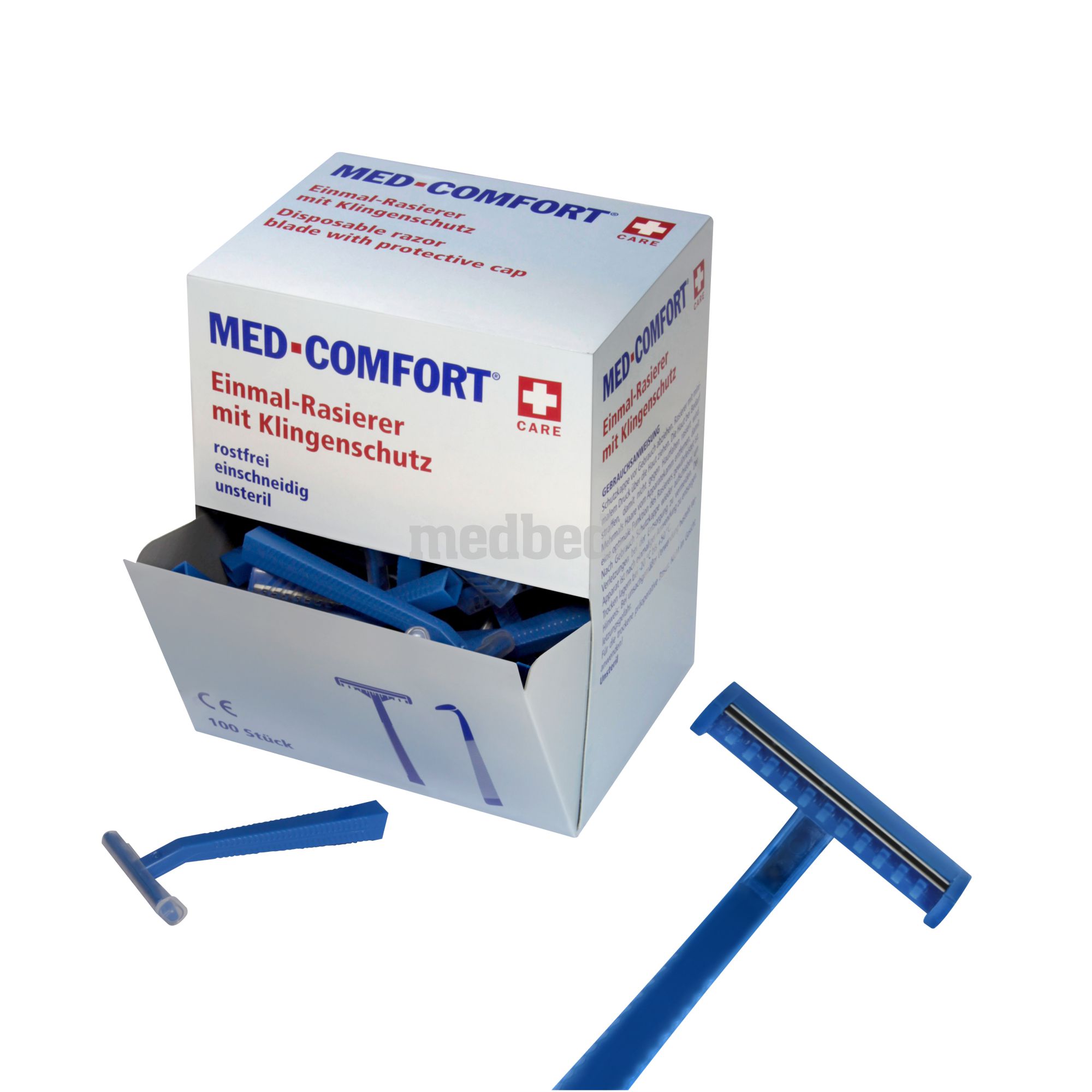 Med-Comfort Medikamenten-Dispenser Weiß 200 Stück 4-fach Tageszeit Blindenschr. 