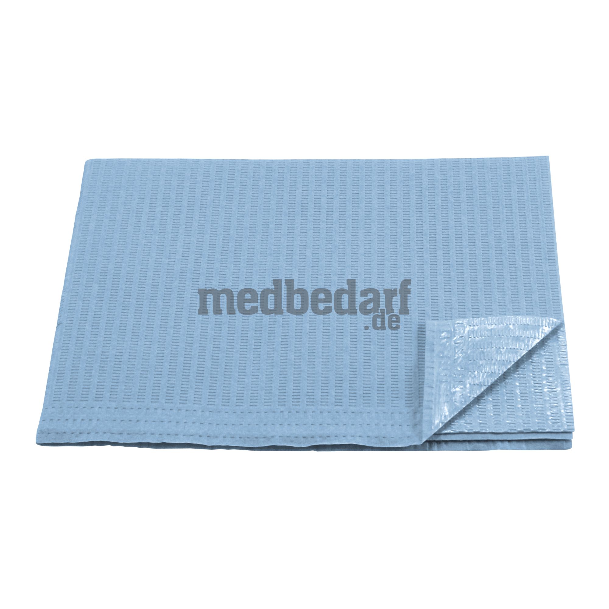 Patientenservietten, Tissue/PE, hellblau, 500 Stück