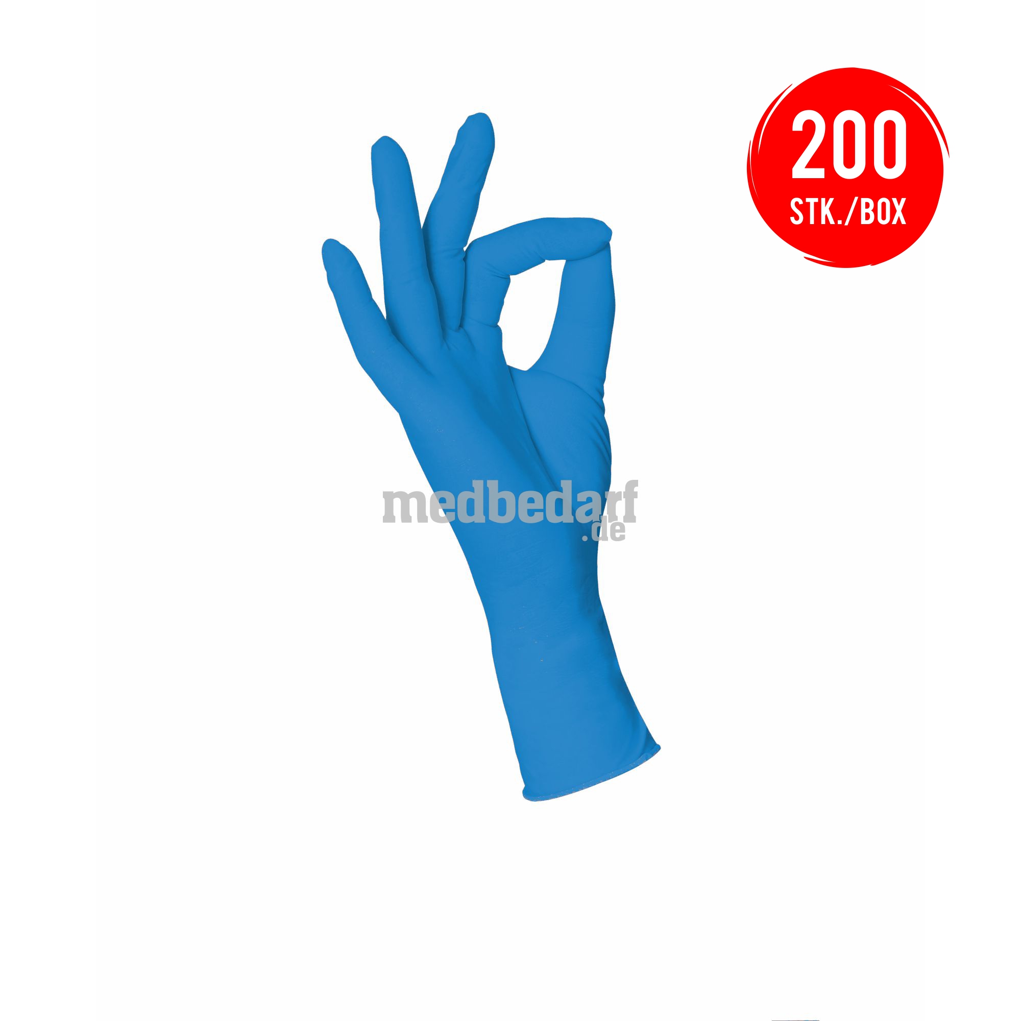Nitril-Handschuh, SKY BASIC-PLUS Farbe: blau Größe: M