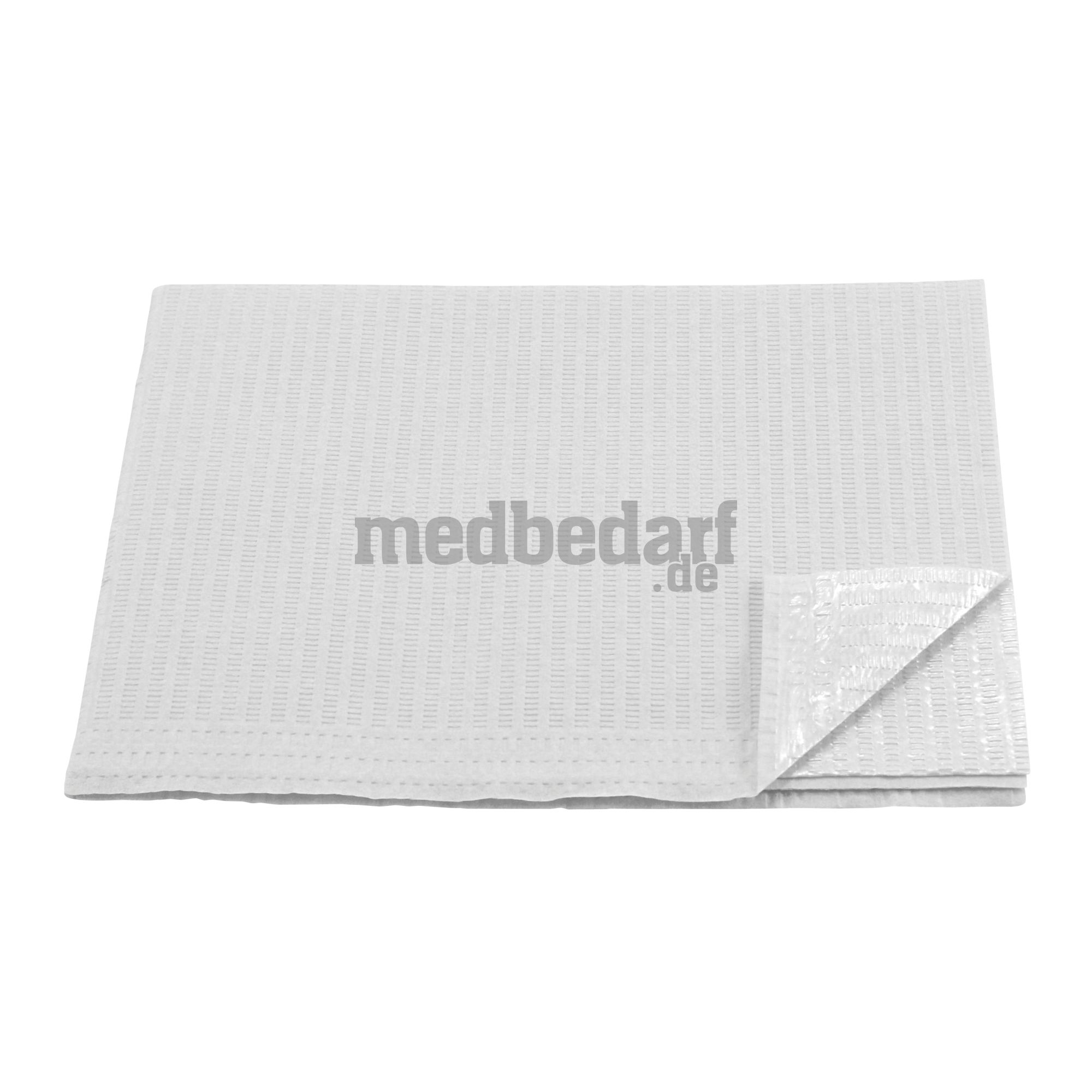 Patientenservietten, Tissue/PE, weiß, 500 Stück