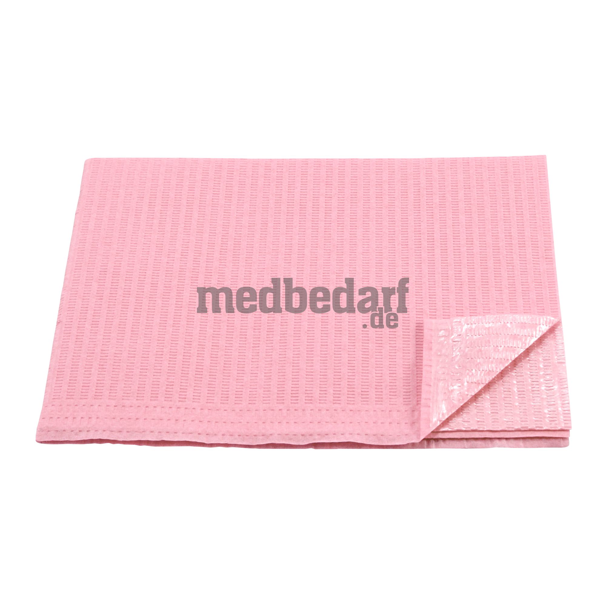 Patientenservietten, Tissue/PE, rosa, 500 Stück