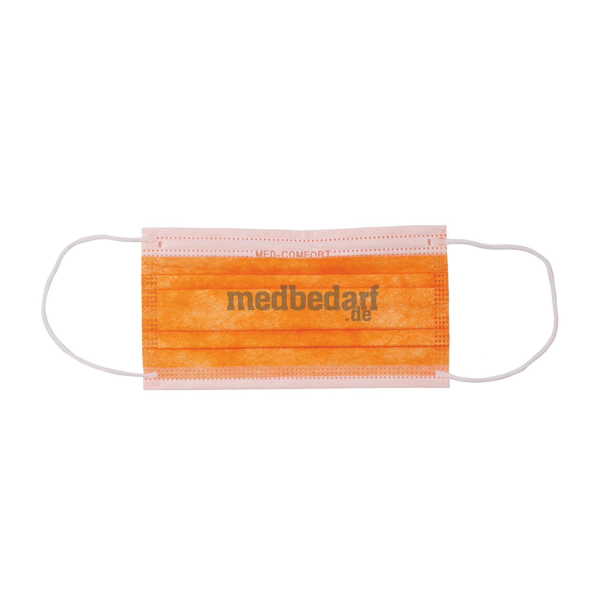 Einmalmundschutz MED-COMFORT, orange, 50 Stück